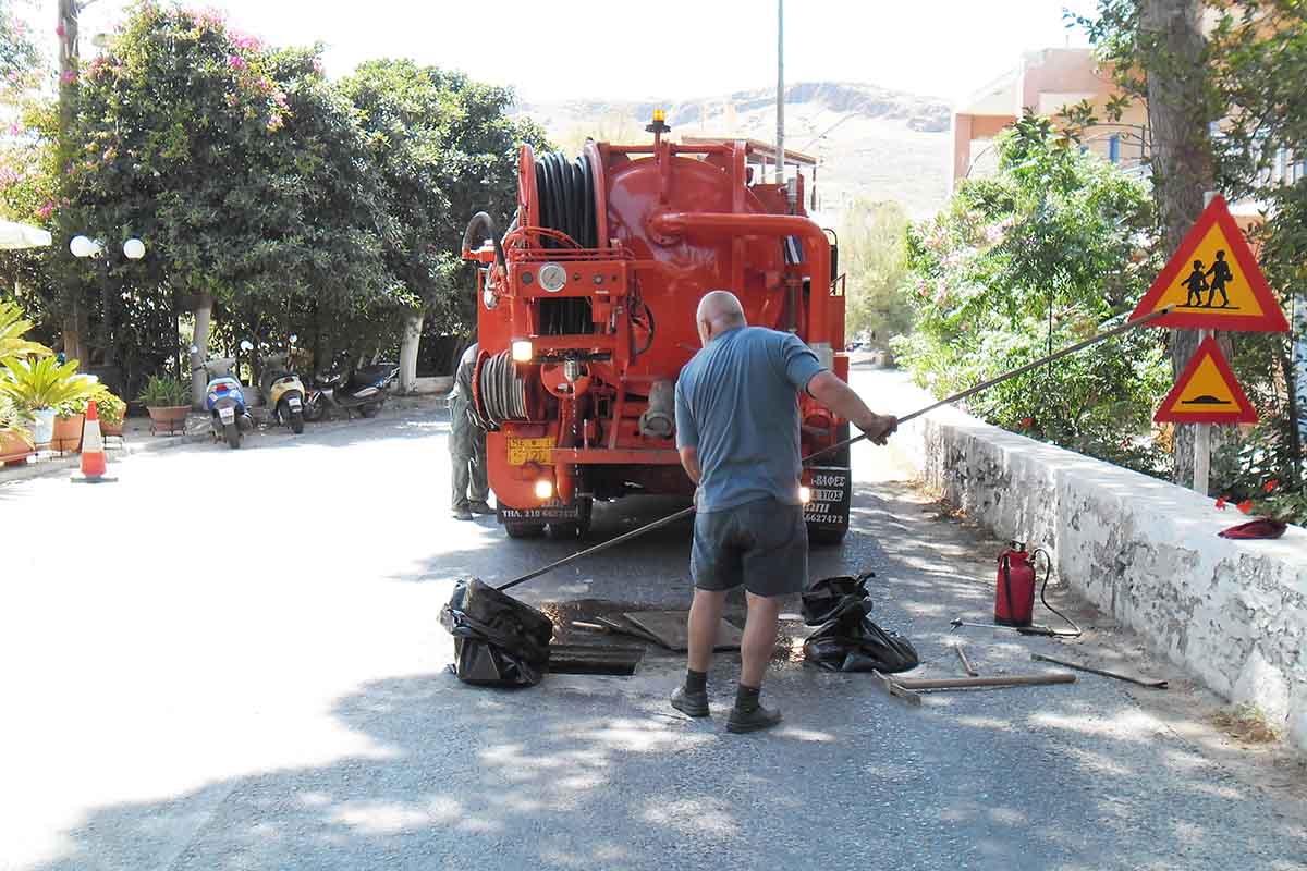Καθαρισμός αποχέτευσης Καθαρισμός αποχέτευσης
