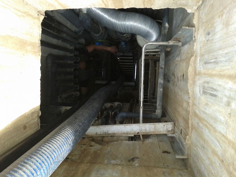 Καθαρισμός σε αντλιοστάσιο λυμάτων Καθαρισμός σε αντλιοστάσια λυμάτων